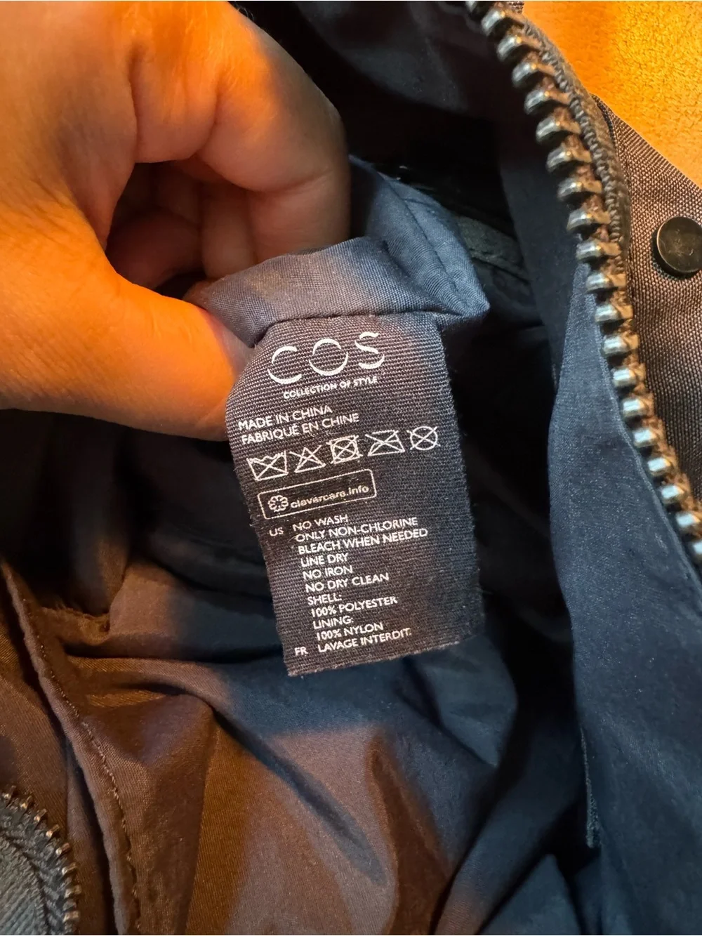 COS Minimalist Grey Black Canvas Tote-Backpack convertible unisex work bag